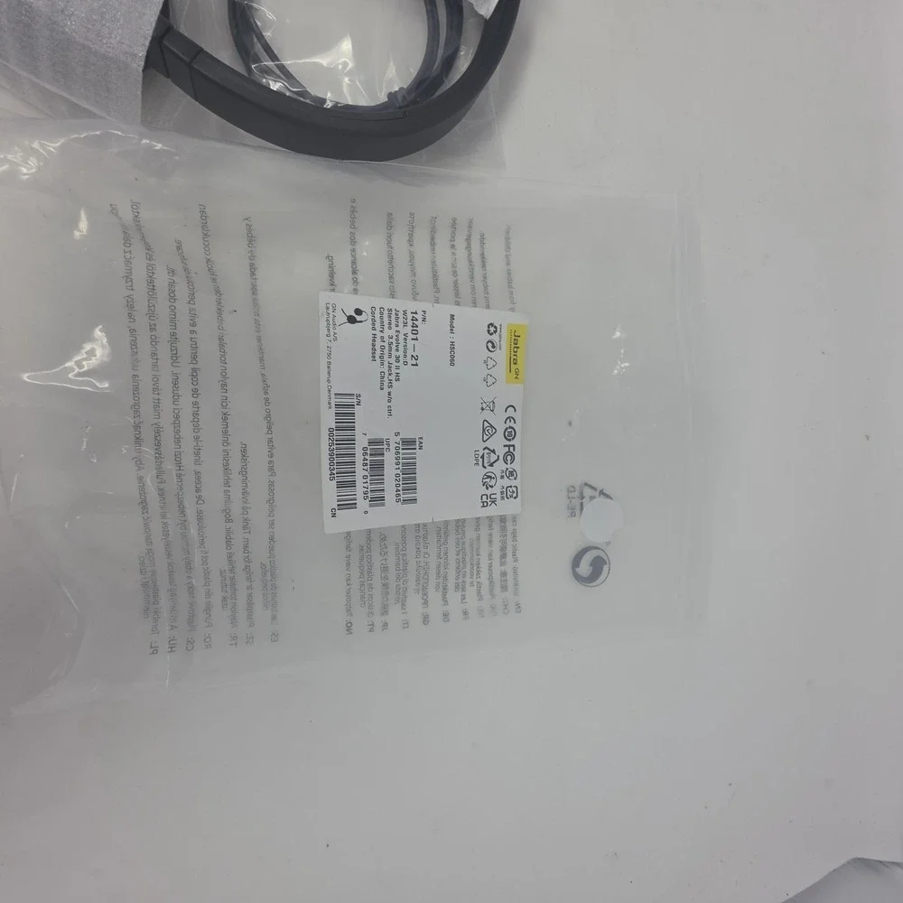 Jabra Evolve 30 II USB Headband Double Ear-Pad Headset Black